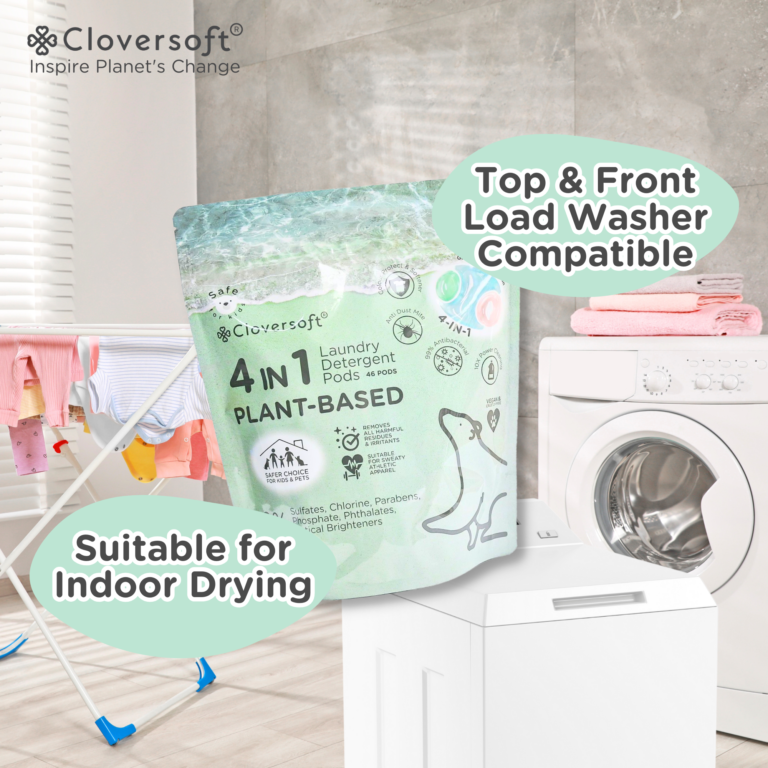 [1 Pack] Cloversoft Plant-Based 4 in 1 Anti Dust Mite Premium Laundry ...